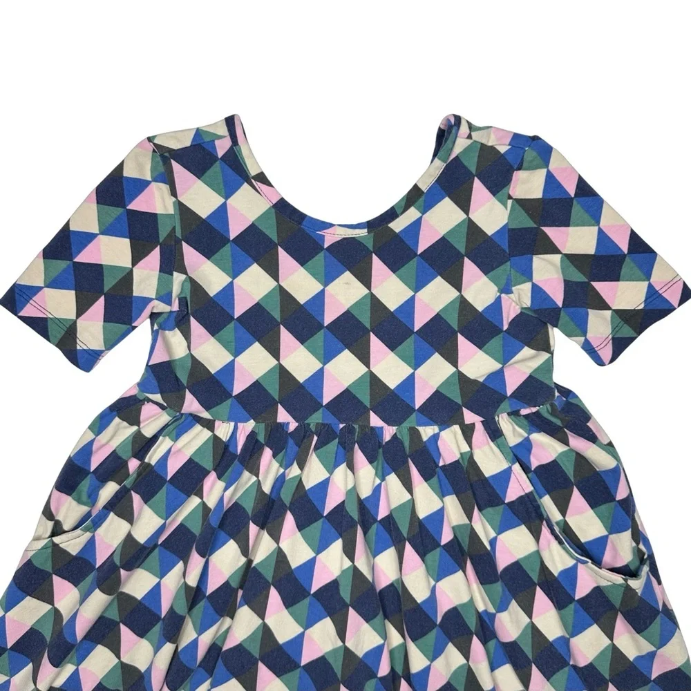 Hanna Andersson Geometric Skater Dress‎